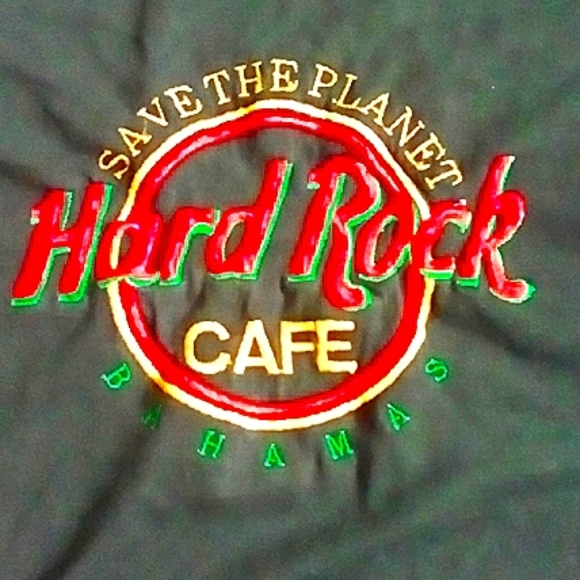 VINTAGE HARD ROCK CAFE BAHAMAS JERZEES ACTIVEWARE HEAVYWEIGHT BLEND - Picture 2 of 3